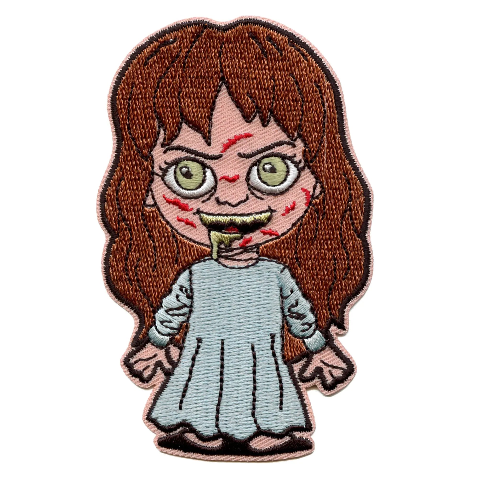 The Exorcist Possessed Regan Patch Horror Classic Embroidered Iron On