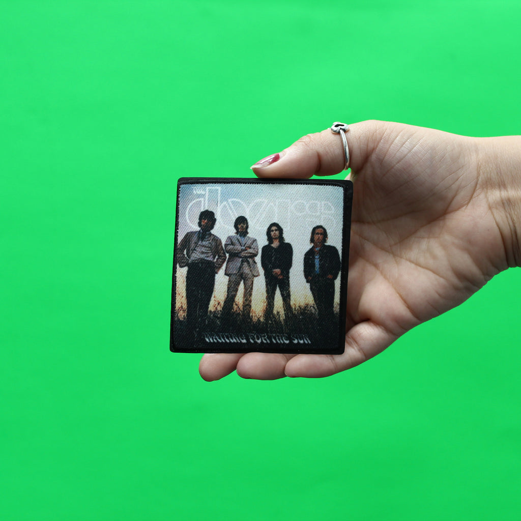 The Doors Patch Waiting For The Sun Album Cover Embroidered Iron On 