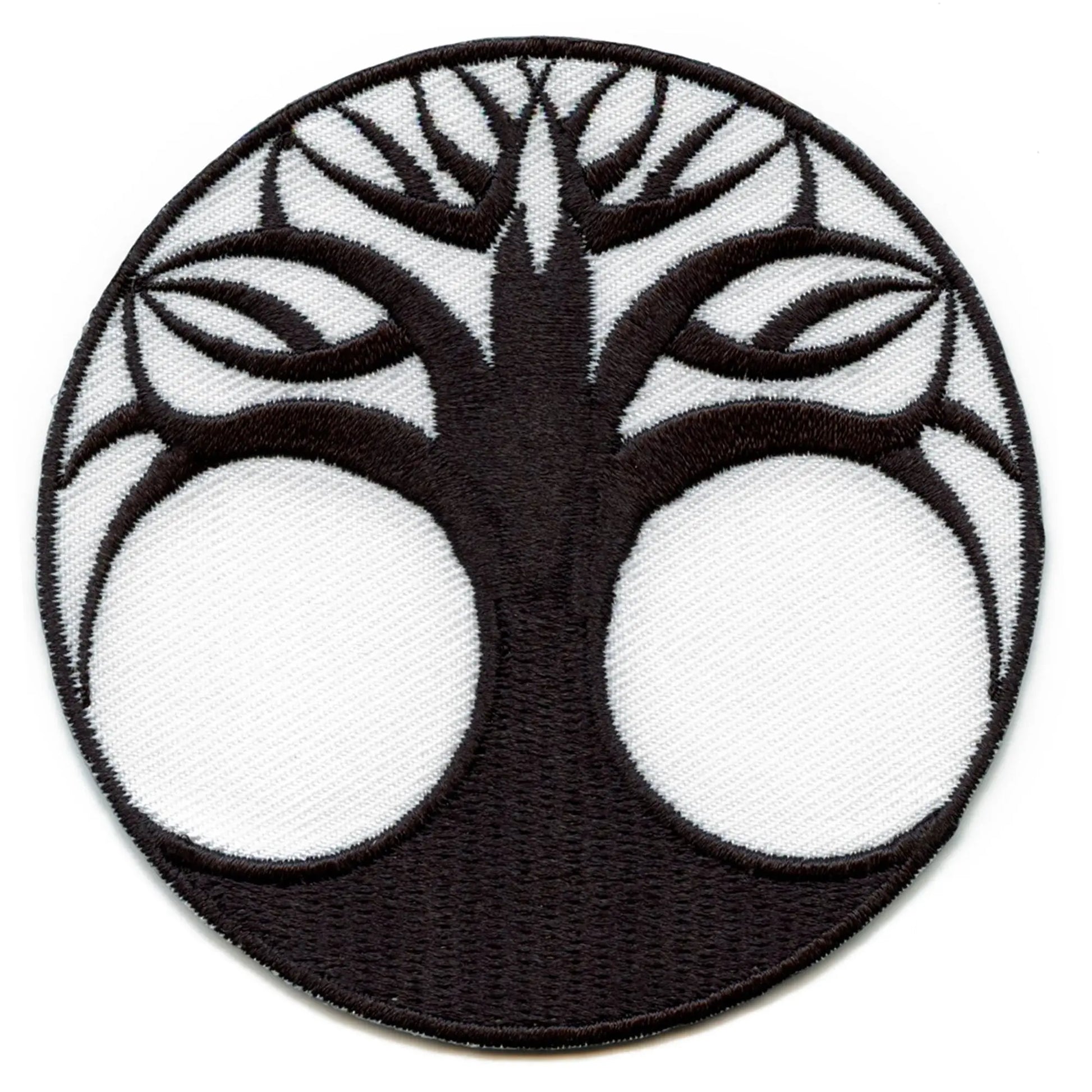 Tree Of Life Round Embroidered Iron On Patch 