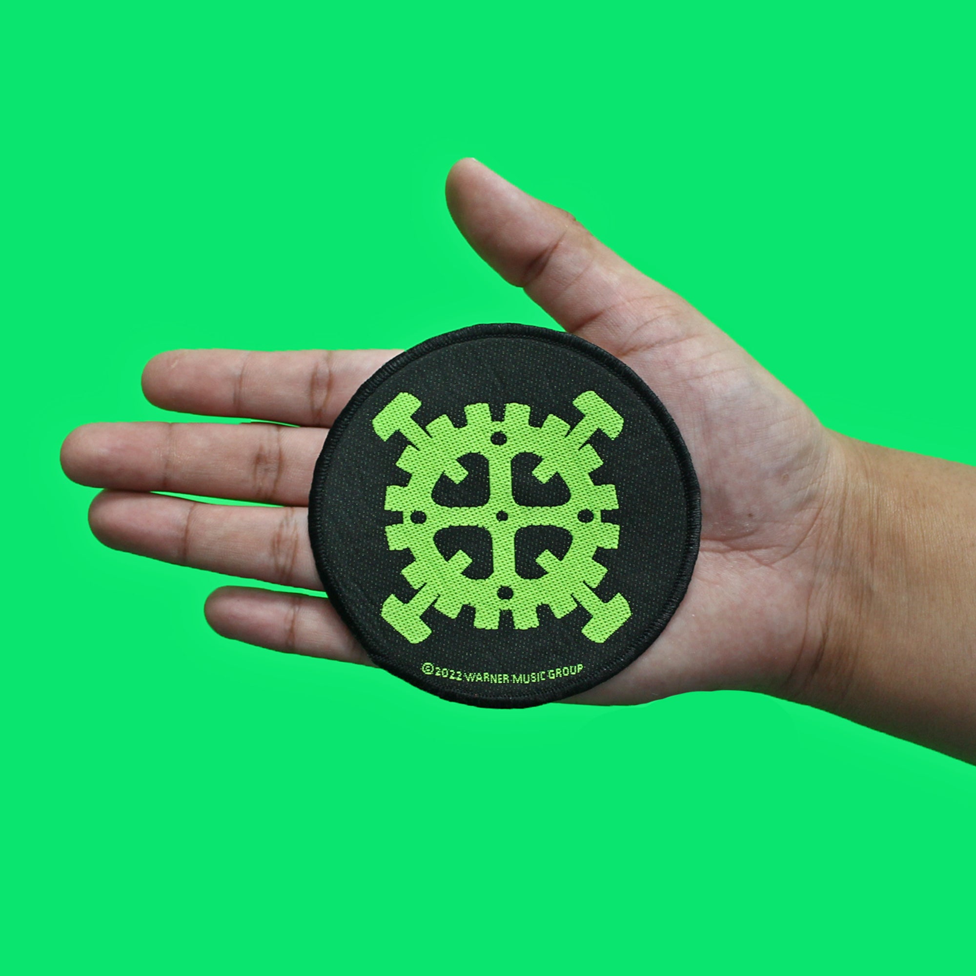 Type O Negative Gear Logo Patch New York 90s  Woven Iron-On