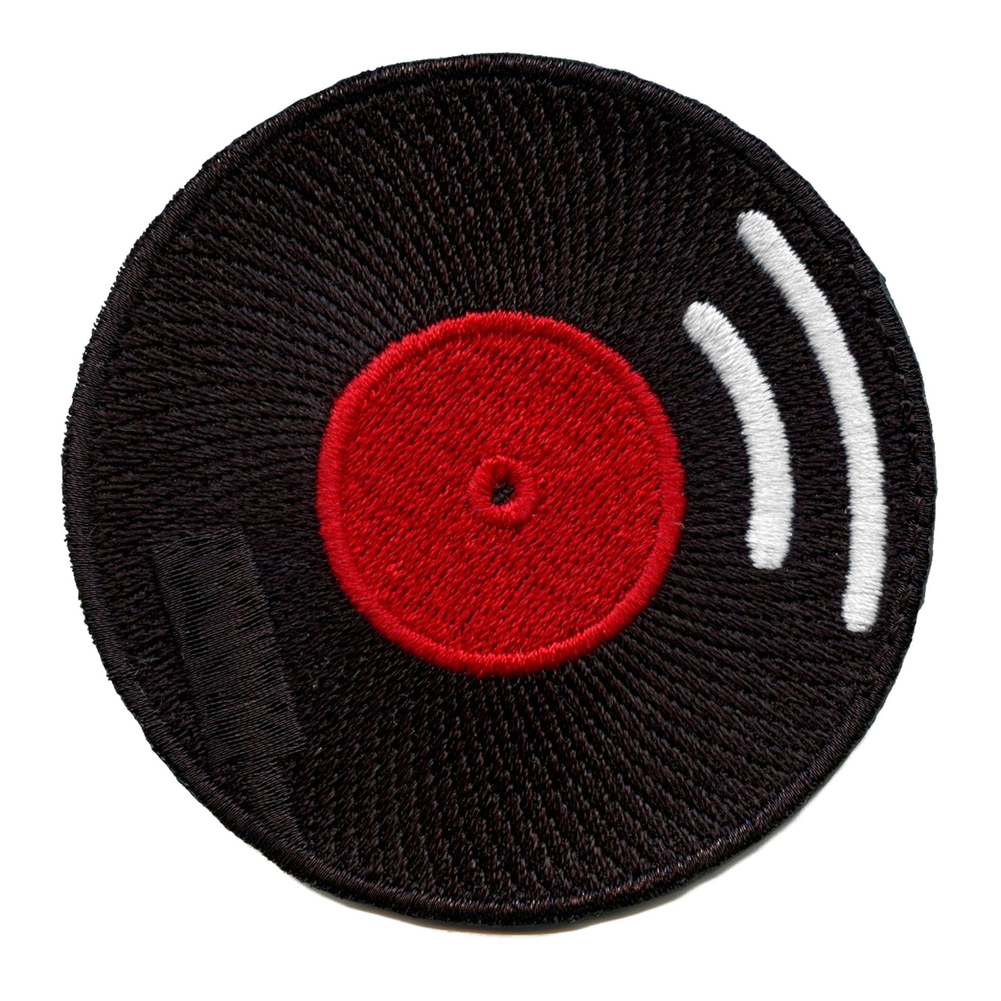 Vinyl Record On Turntable Patch Music Audiophile Iron On Patch 