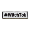 #WitchTok Patch Popular Hashtag Embroidered Iron On 