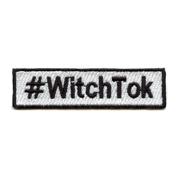 #WitchTok Patch Popular Hashtag Embroidered Iron On 
