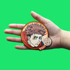 Jujutsu Kaisen Yuji Itadori Patch Demon Fight School Embroidered Iron On