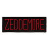 Zeddemore Name Tag Patch Costume Embroidered Iron On 