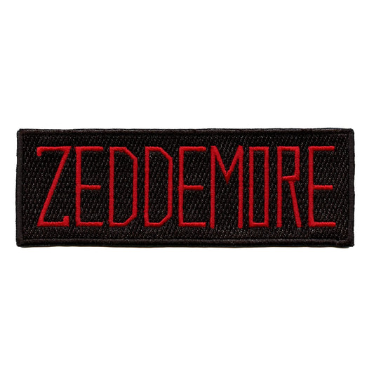 Zeddemore Name Tag Patch Costume Embroidered Iron On 