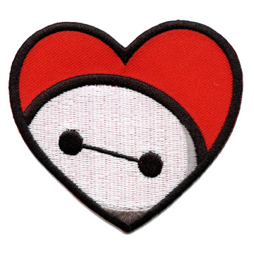Big Hero 6 Baymax Heart Disney Iron on Patch 