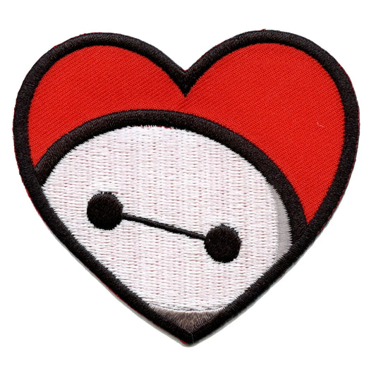 Big Hero 6 Baymax Heart Disney Iron on Patch 
