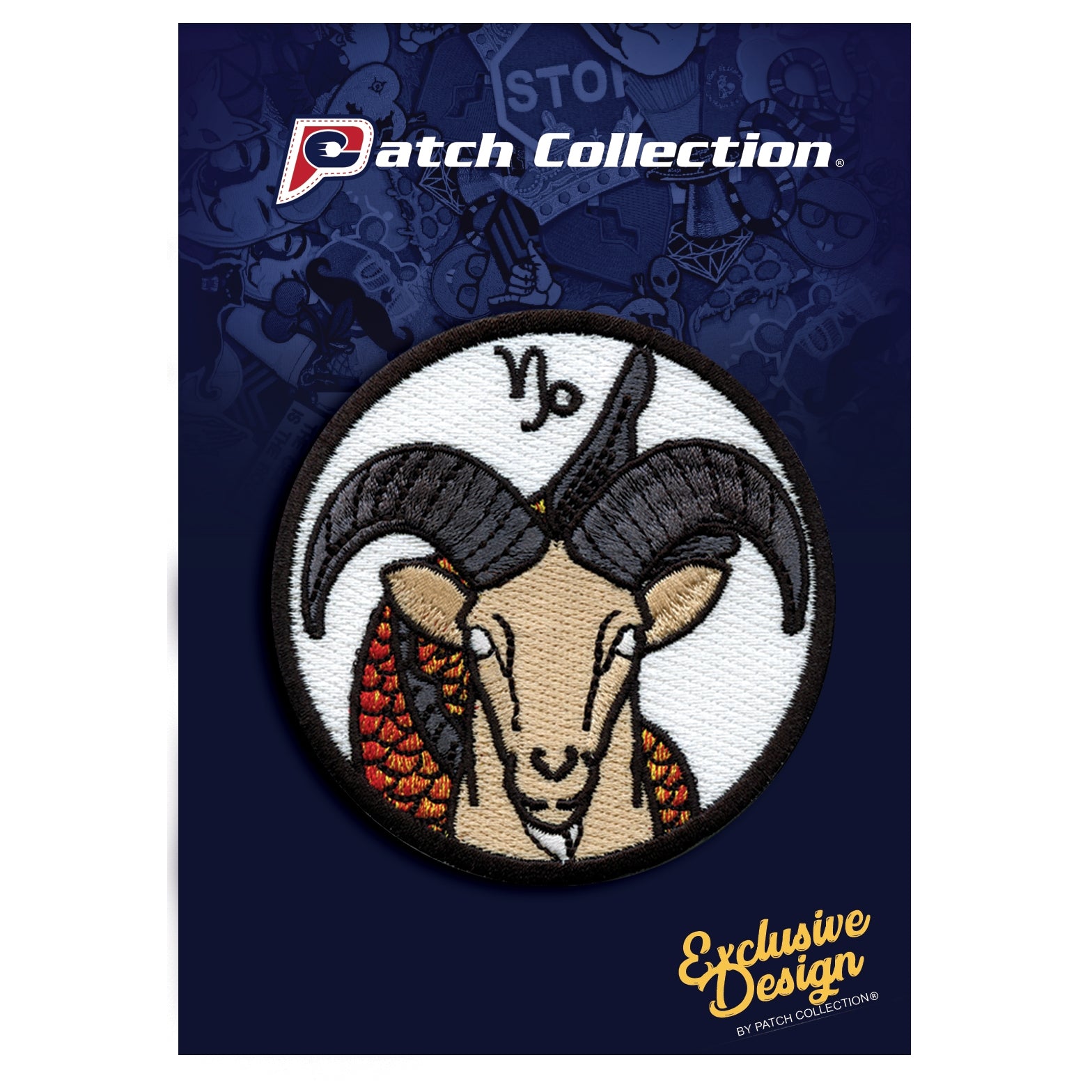 Capricorn Zodiac Sign Iron On Patch 