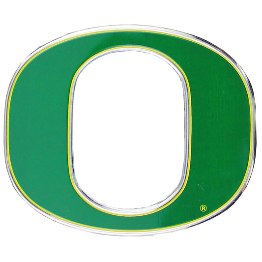 Oregon Ducks Colored Aluminum Car Auto Emblem 