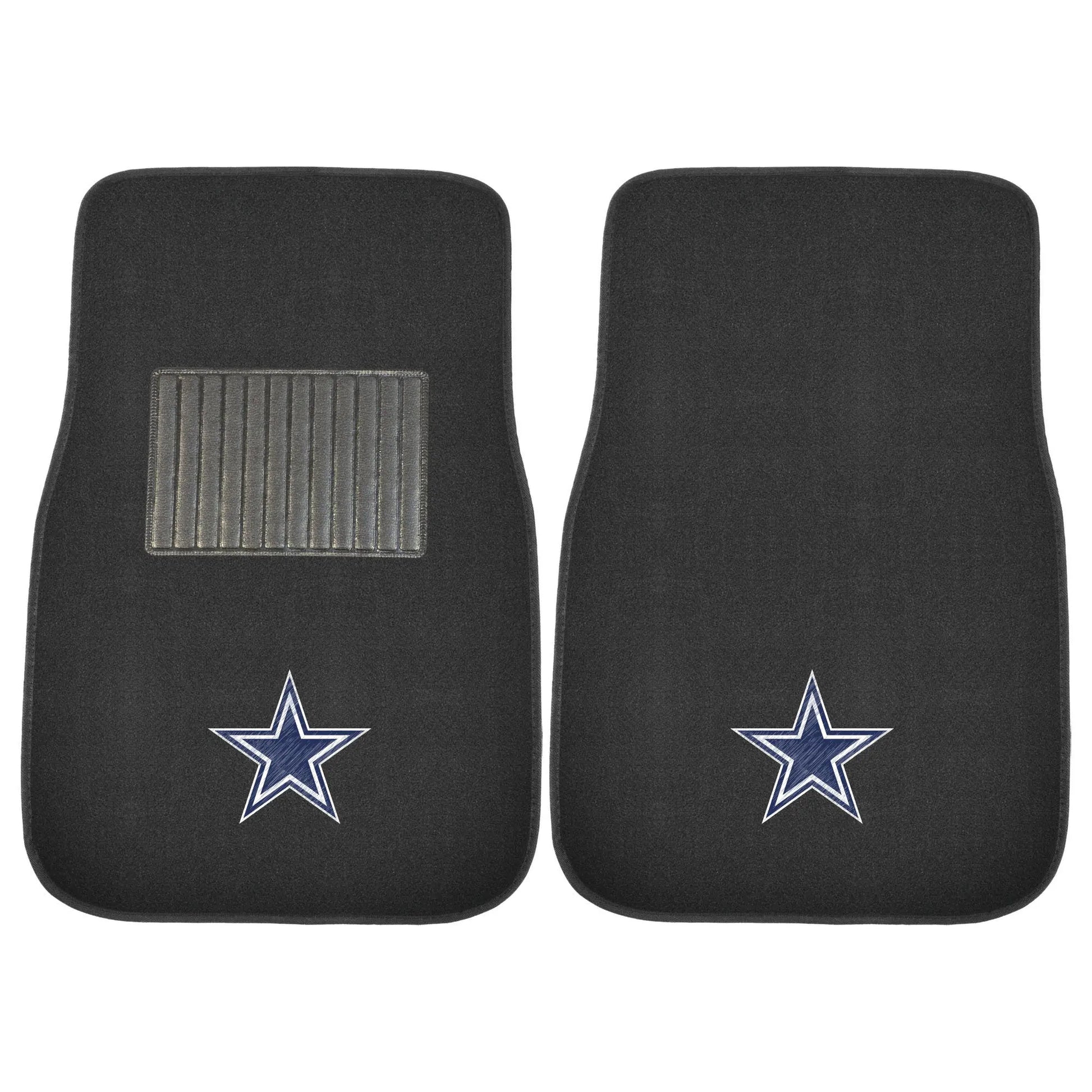 Dallas Cowboys 2-Piece 17 in. x 25.5 in. Carpet Embroidered Car Mat 
