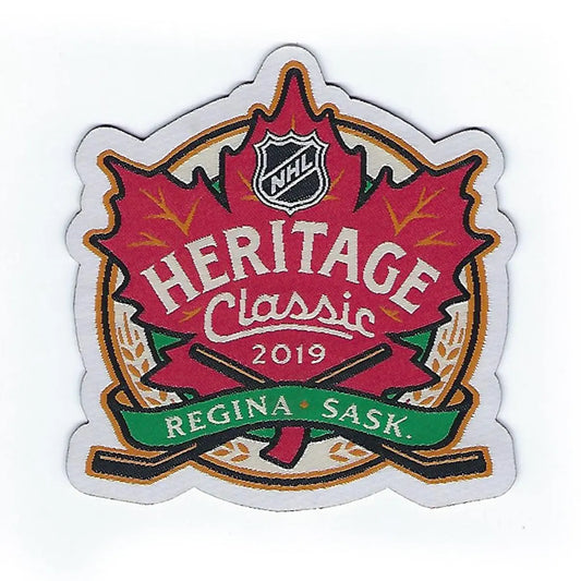2019 NHL Heritage Classic Jersey Woven Patch Winnipeg Jets Calgary Flames (3 Inches) 