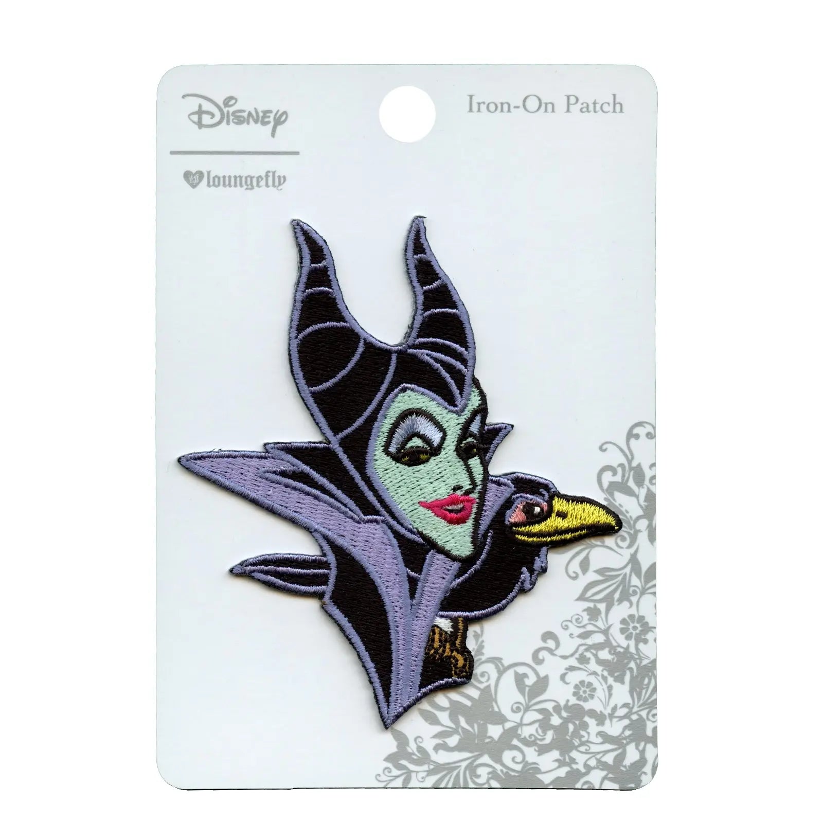 Sleeping Beauty Maleficent With Crow Disney Iron on Patch 