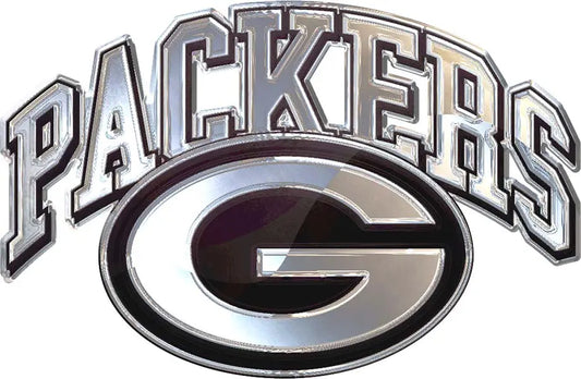 Green Bay Packers 'Packers' Solid Metal Auto Emblem 