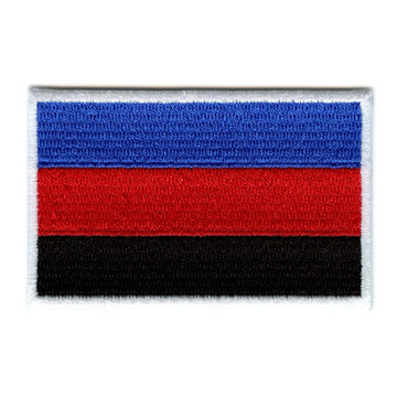 Polyamorous Pride Flag Patch LGBTQ+ Embroidered Iron On 