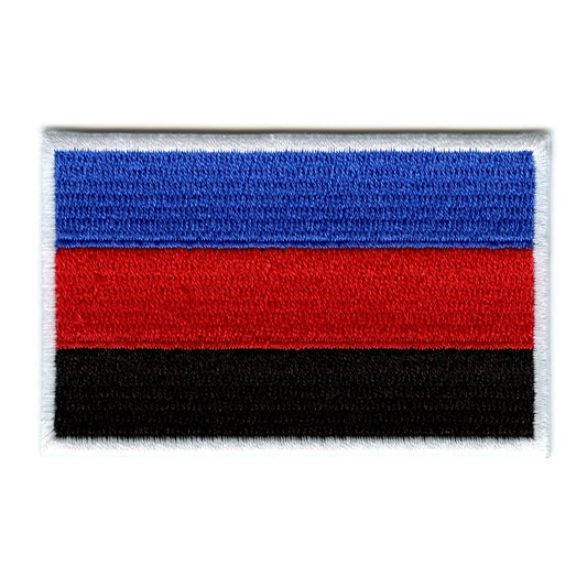 Polyamorous Pride Flag Patch LGBTQ+ Embroidered Iron On 