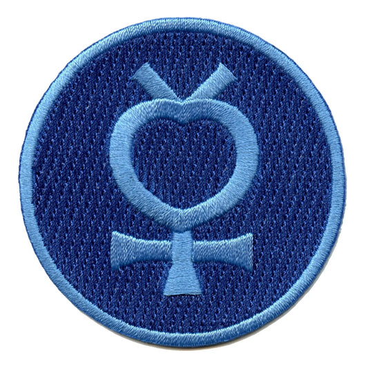 Anime Sailor Moon: Sailor Mercury Icon Embroidered Iron On Patch 