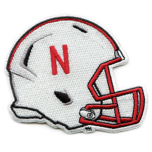 Nebraska Cornhuskers Football Helmet Iron On Embroidered Patch 