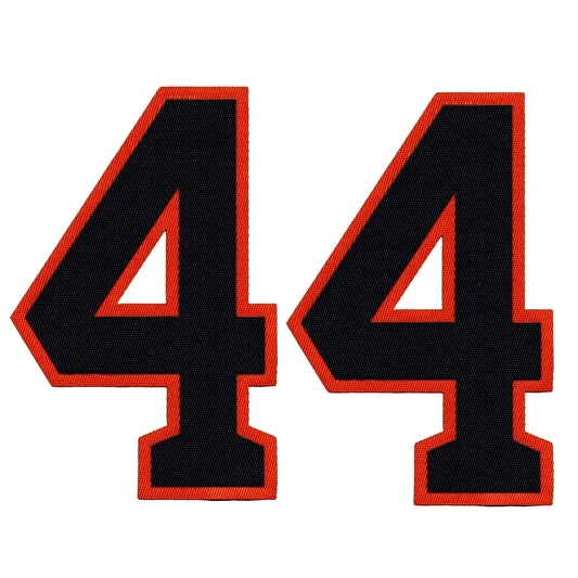 Houston Yordan Álvarez Front Number 44 Home & Away Jersey Lettering Kit Poly Pro Twill Iron-On 
