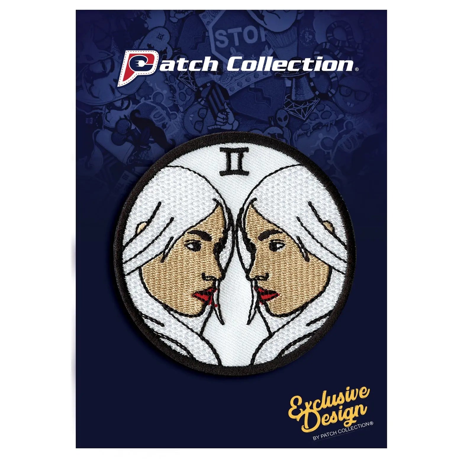 Gemini Zodiac Sign Iron On Patch 